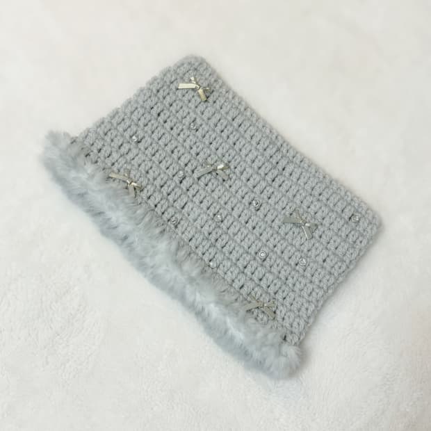 하라주쿠 히메갸루 오네갸루 비즈 고양이 비니 ≽^•⩊•^≼