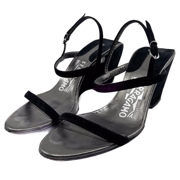 Salvatore Ferragamo Wave Wedge Heels