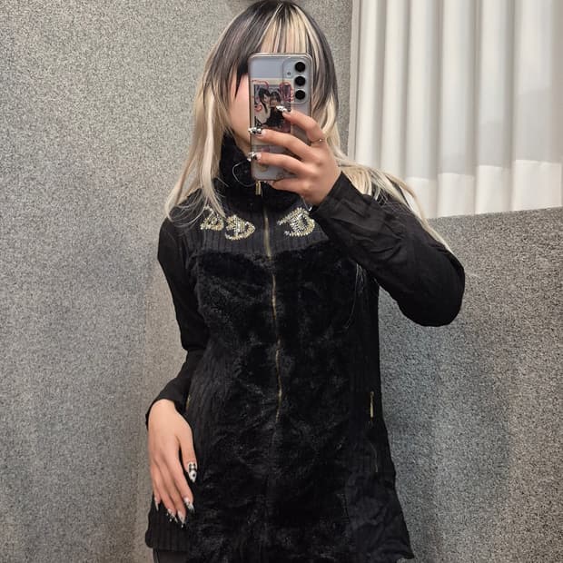 VINTAGE CUBIC POINT ZIPUP 