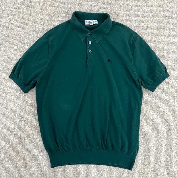 L 브룩스브라더스 반팔 카라 티셔츠 0224M