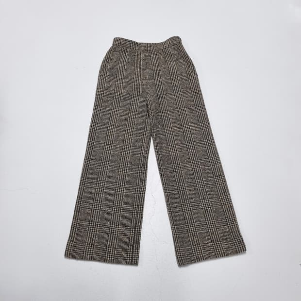 MAXMARA 트위드 와이드팬츠 - 25