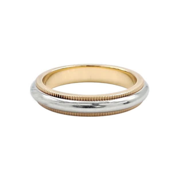 티파니앤코 밀그레인 750옐로골드 반지 (국내 12호)