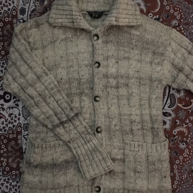 Jun men 니트 가디건