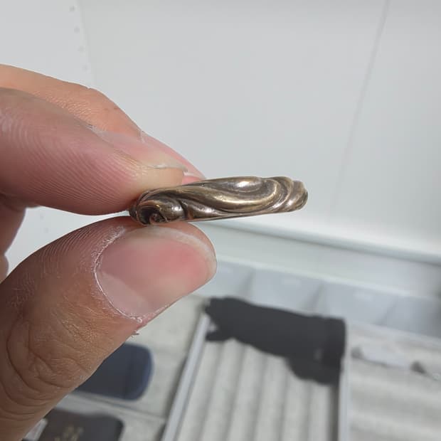 크롬하츠 스크롤밴드링 us5 신세계강남 직접구매