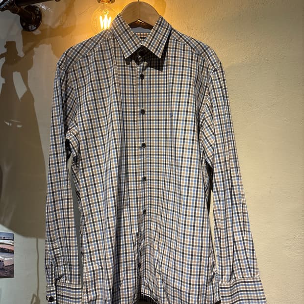 지방시 레이어드 체크 셔츠 