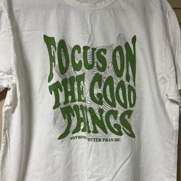 빈티지 보세 프린팅 반팔