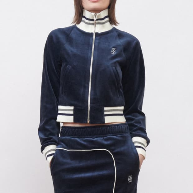 Kijun S벨벳 네이비 집업 급처 