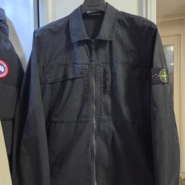 ​[24SS] 스톤아일랜드 올드이펙트 오버셔츠 블랙 M