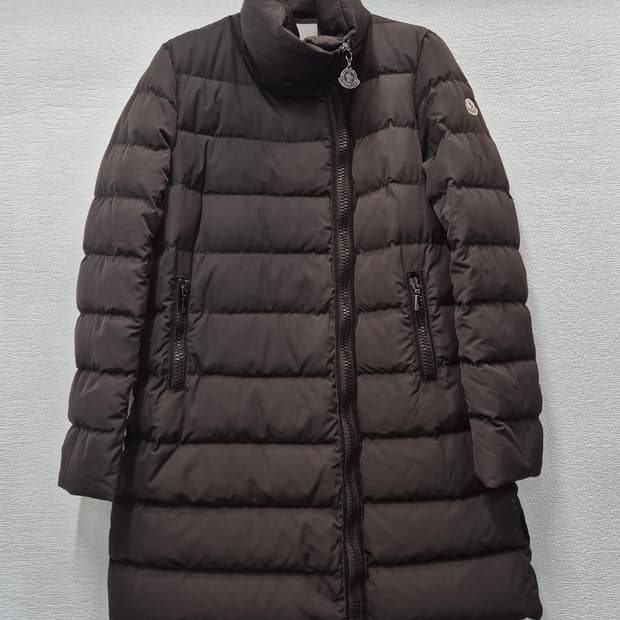 몽클레어 여성 브라운 롱패딩 / 66(정품)