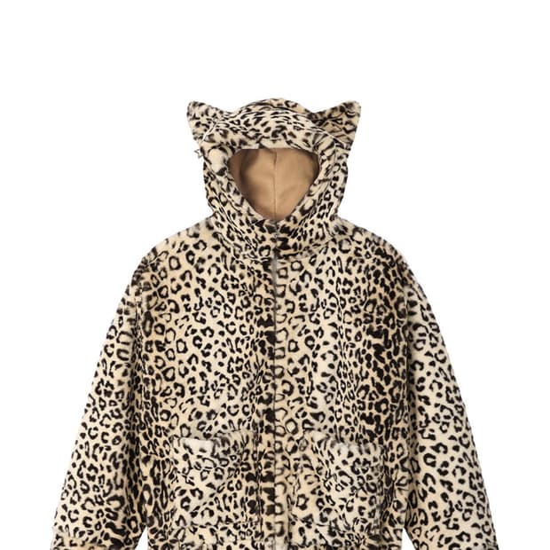 <<구해요>> 클럿스튜디오 캣 이어 퍼 자켓 갸루