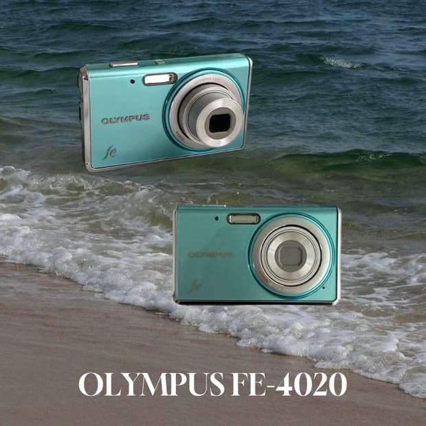 희귀컬러 ! 올림푸스 FE-4020 빈티지디카 디지털카메라