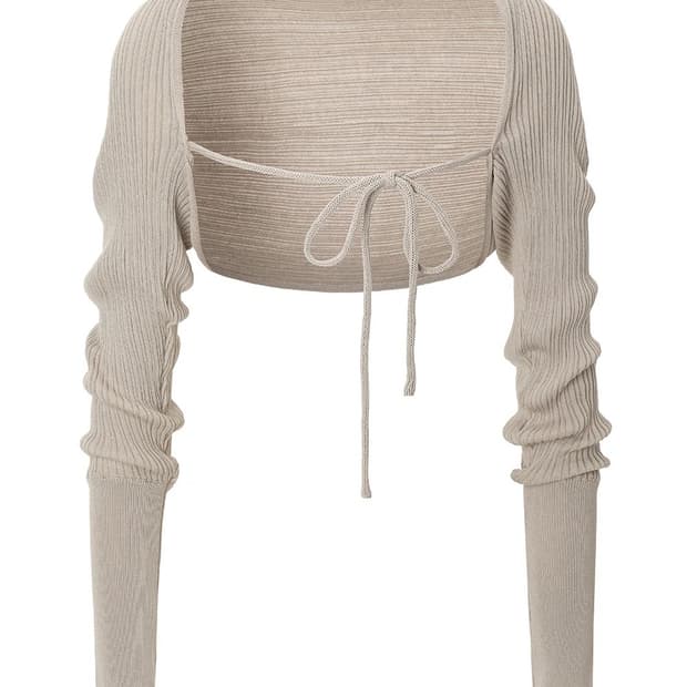 쓰리타임즈 Lit bolero 베이지