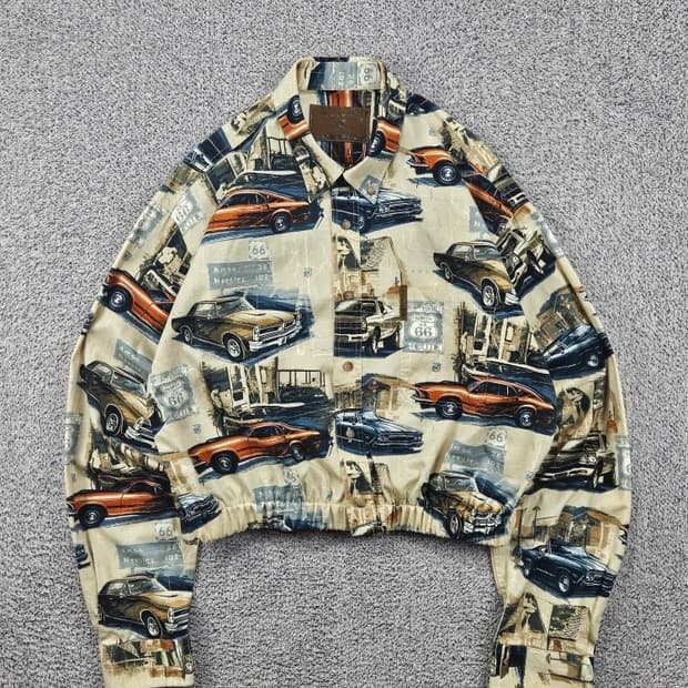 노스리버 아웃핏터스 패턴 셔츠 커스텀 ( L ) / 12028