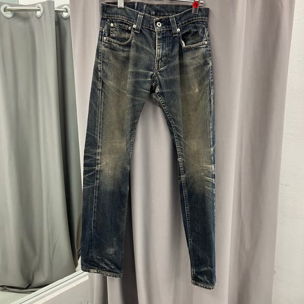 리바이스511 인디고 워싱 데님진 