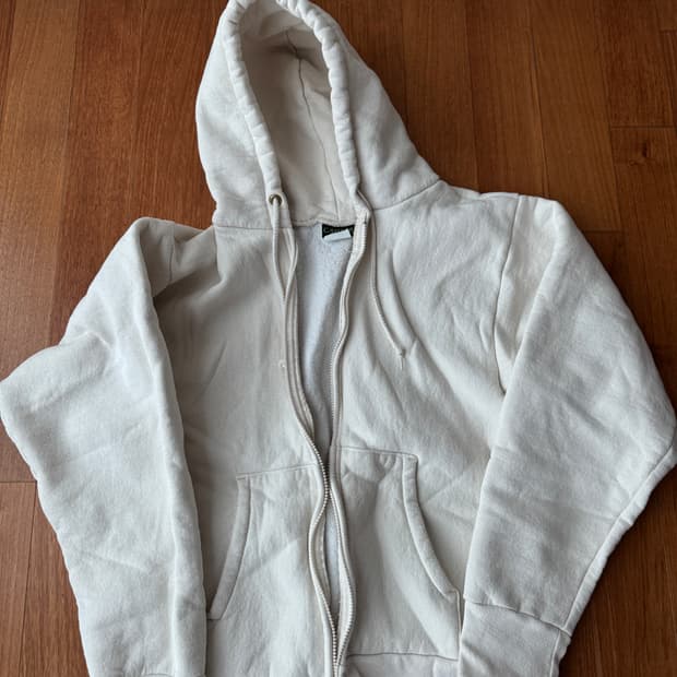 캠버 헤비웨이트 크로스니트 아이보리 스웨트셋업