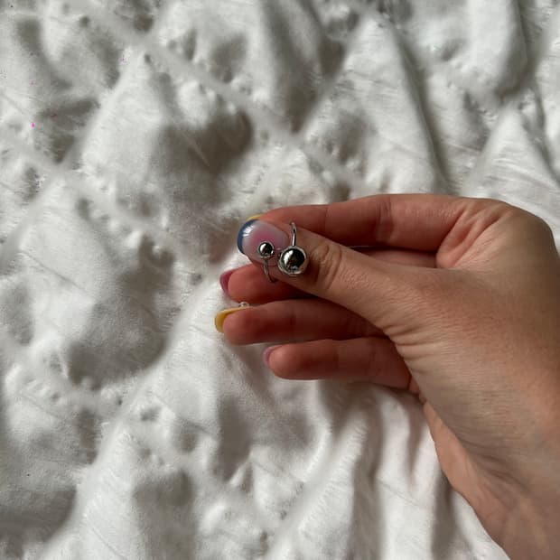 ⚪ 더블 스피어 반지