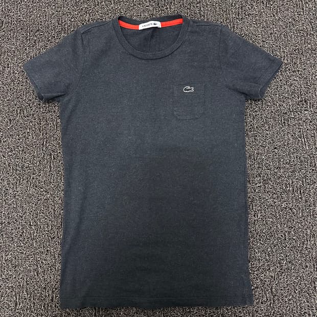 라코스테 여성 반팔티셔츠 차콜 90사이즈