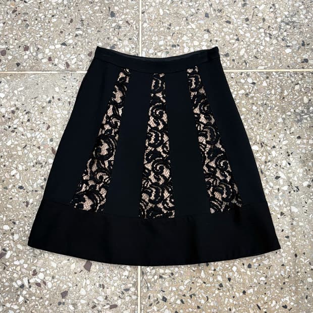 알베르타 페레티 레이스 패널 스커트