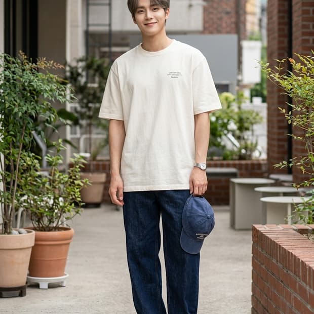 에임 레온 도르 x 울리치 콜라보 피싱 그래픽 반팔 티셔츠