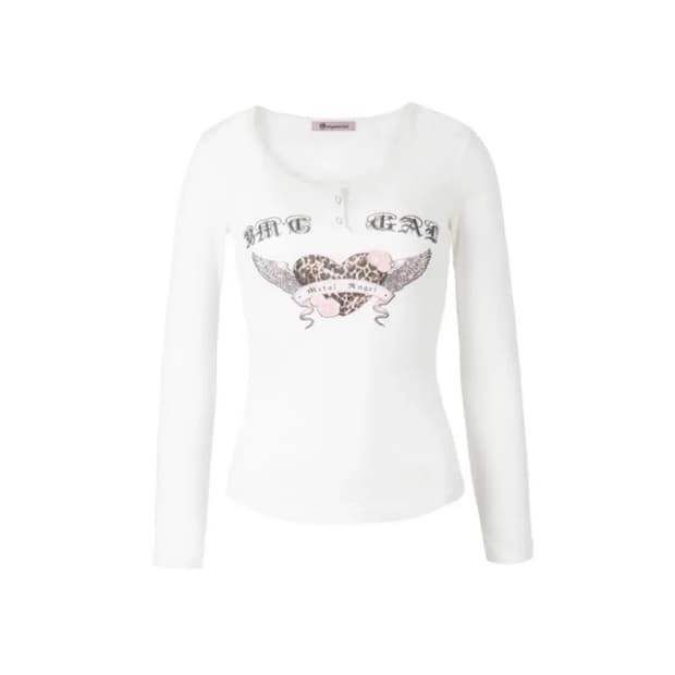 베이비메탈클럽 bmc gal 탑 화이트 베메클 갸루