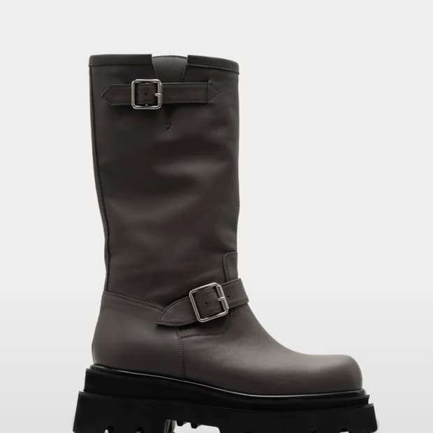 러프넥 544 밀라 엔지니어 부츠 브라운 235