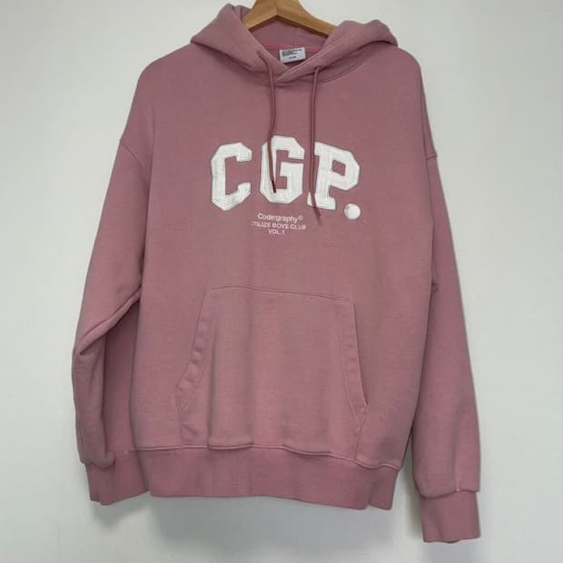 코드그라피 CGP 핑크 후드티 M