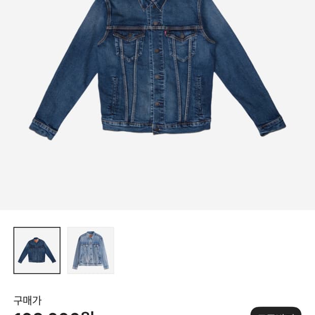 리바이스 오리지널 트러커 자켓 다크 인디고