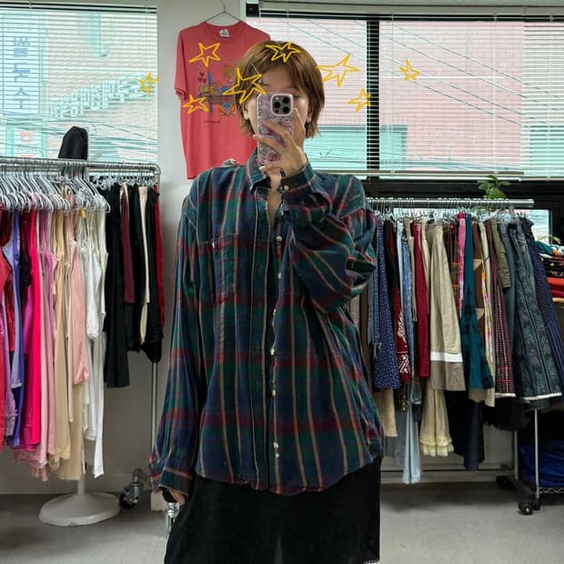 Usa check shirt 