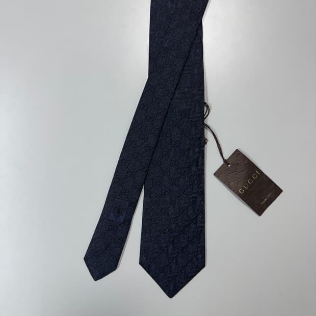 택달린 미사용품 구찌(GUCCI) 모노그램 명품 정품 넥타이