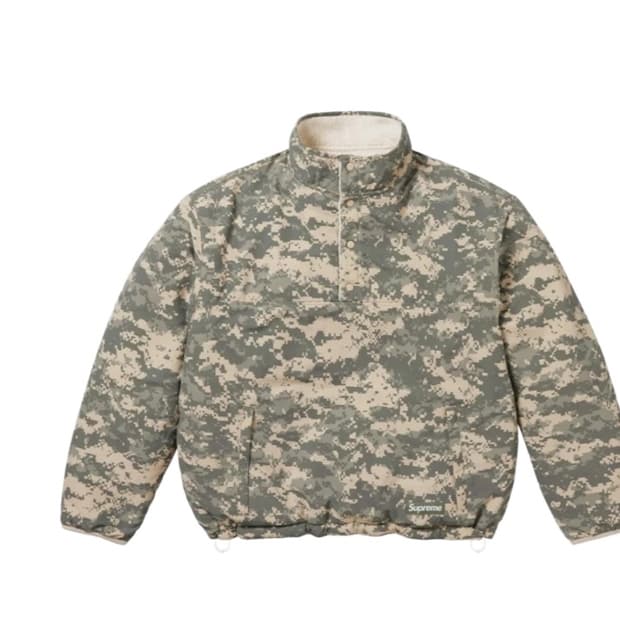 슈프림 폴라텍 셔링 리버시블 풀오버