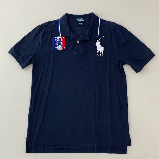 폴로 랄프로렌 보이즈 프랑스 빅포니 폴로셔츠 XL(18-20)