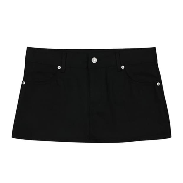 보헤미안서울 미니스커트 블랙 s 새상품 보헴서