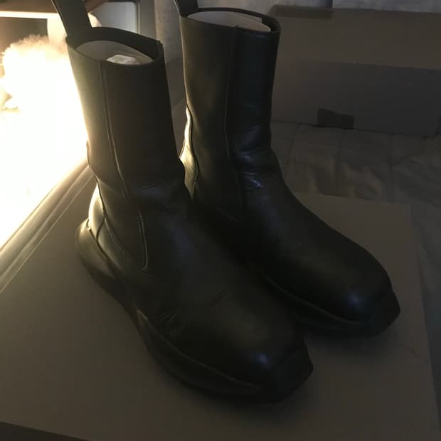 릭오웬스 게스 비틀 부츠