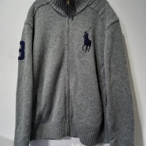 폴로 POLO 빅포니 니트집업 105/XL