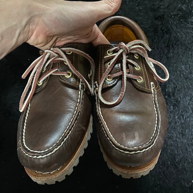 팀버랜드 3아이 보트슈즈 브라운 7.5/eu41 팝니다