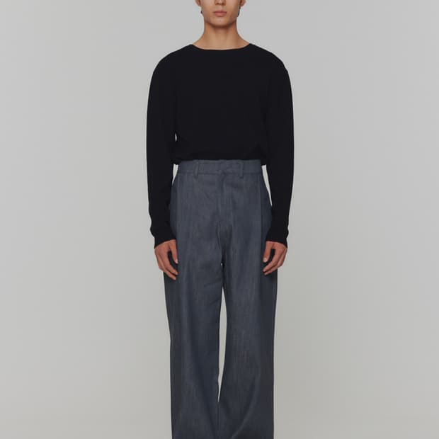 아모멘토 투웨이 넥 풀오버 니트 블랙 M