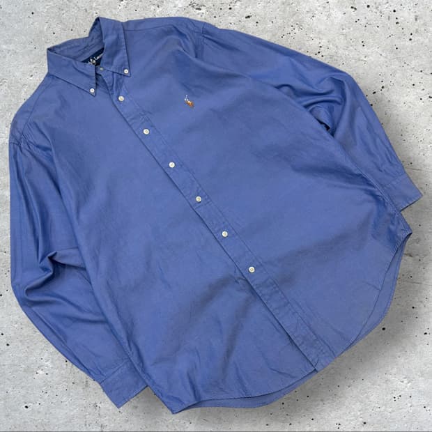 [L] 폴로 랄프로렌 옥스포드 셔츠 블루 긴팔 C845