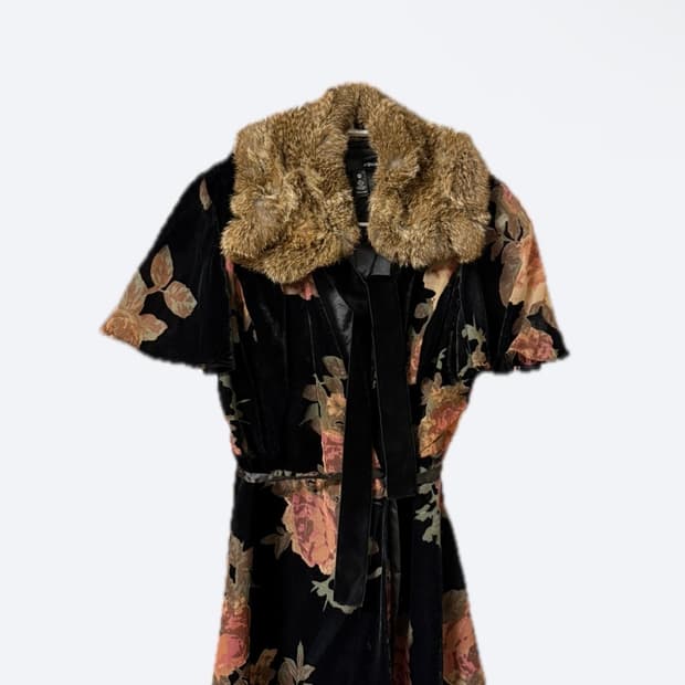 토끼털 머플러 갸루템 모리걸