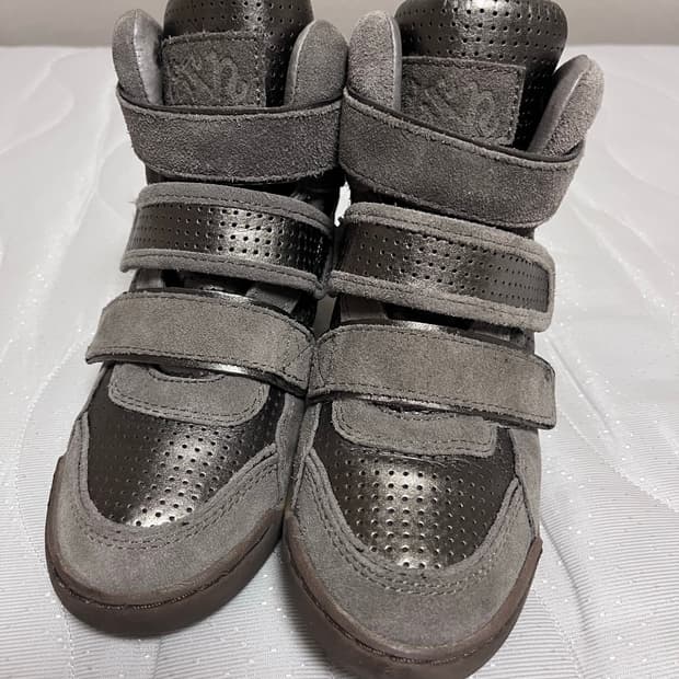 Ash 스웨이드 웨지힐 보위 브라운 스니커즈 애쉬 아쉬