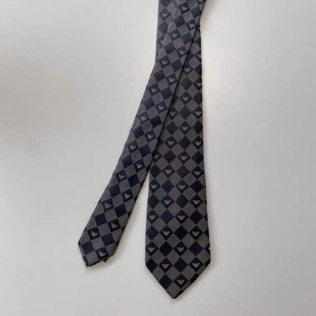 엠포리오 알마니 모노그램 넥타이(ARMANI) 정품 명품7.3cm