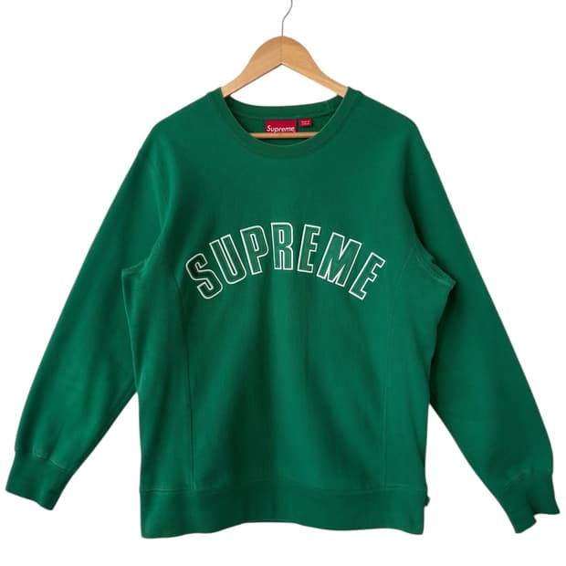 슈프림 아치로고 맨투맨