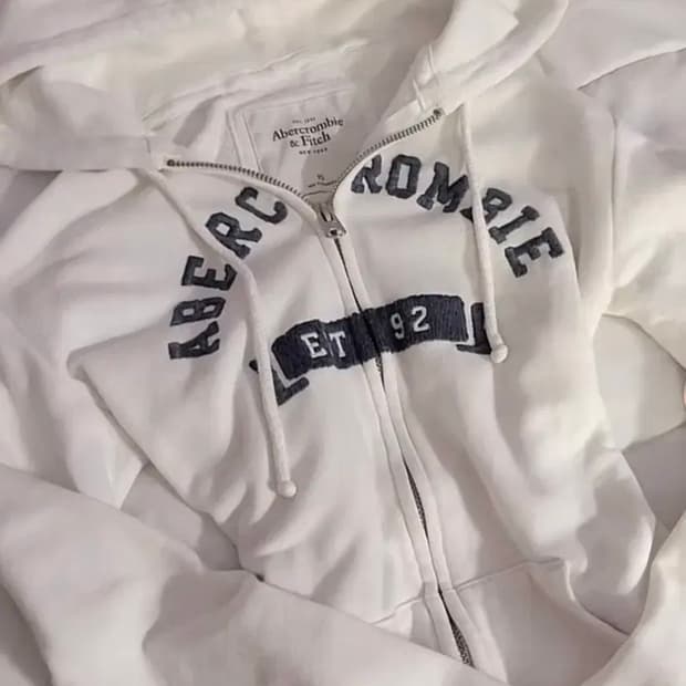 아베크롬비 후드집업 xs 딱붙핏 슬림핏