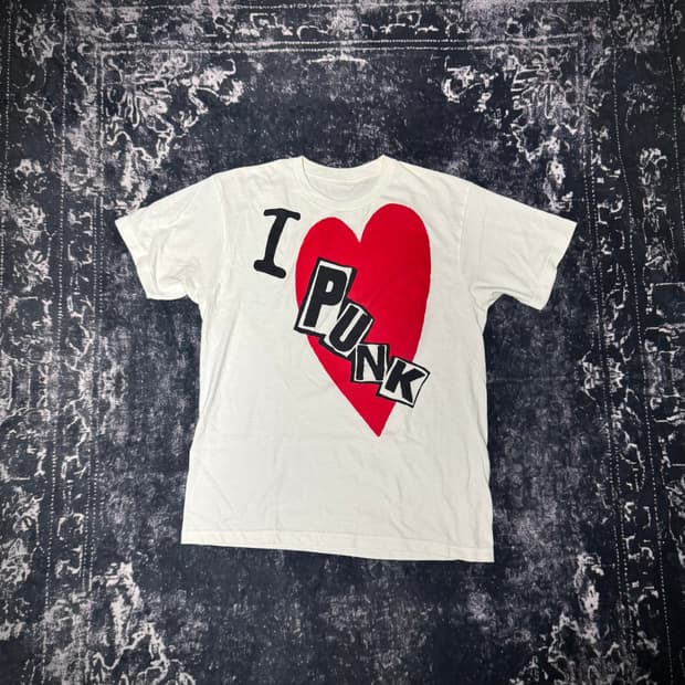 I PUNK printed design T-shirt
