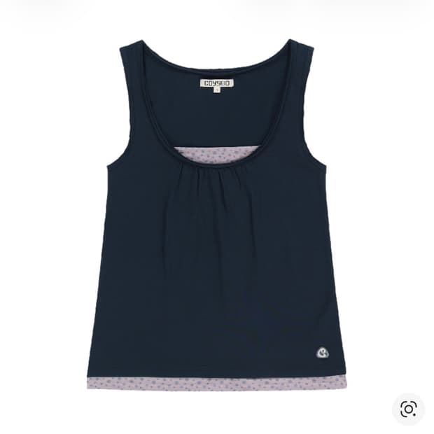 [새상품] 코이세이오 두두 레이어드 슬리브리스 네이비