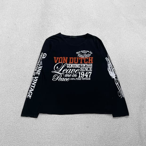 본더치 Vondutch 펑크 롱슬리브 블랙