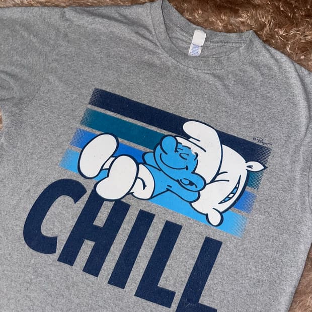 스머프 CHILL TSHIRT