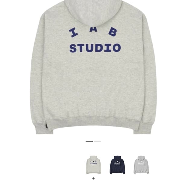 아이앱 스튜디오 후드티 L