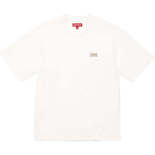 슈프림 웜 업 워시드 숏슬리브 탑 화이트 - 25SS L