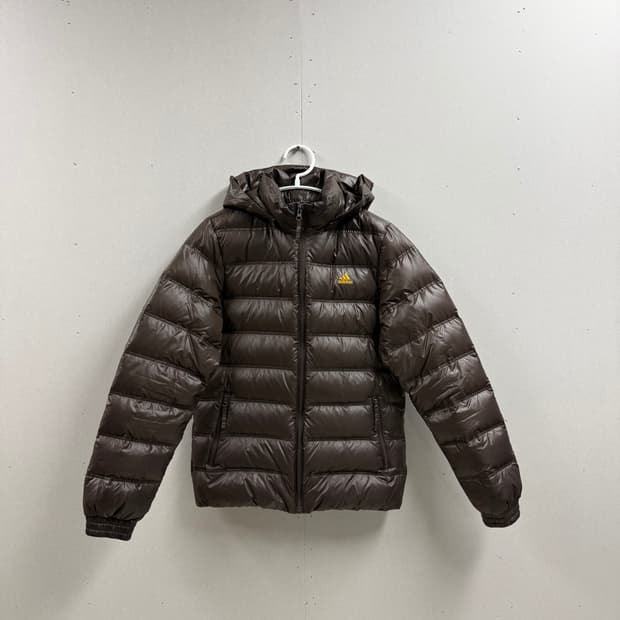여성 85 / 아디다스 경량패딩 초코브라운