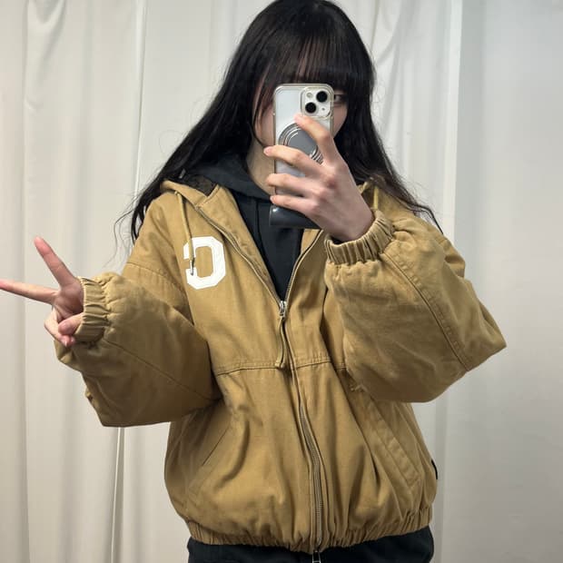 Covernat C Logo Oxford Hoodie Jacket